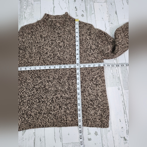 paraphrase Womens Sweater Petite Small Lambswool Angora Hair Mock Neck - Picture 4 of 8